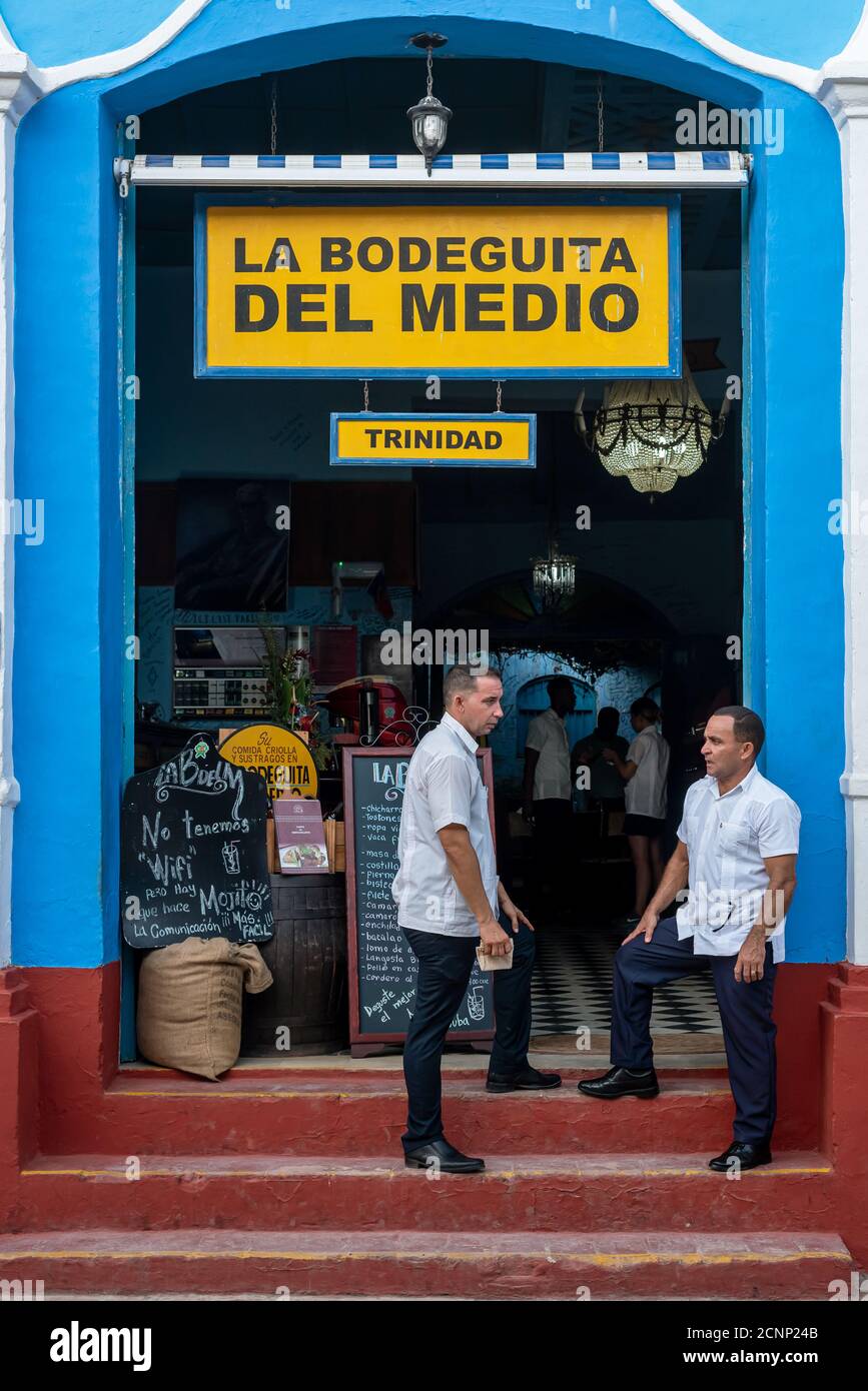 24 août 2019 : la Bodeguita del Medio à Trinidad. Trinida, Cuba Banque D'Images