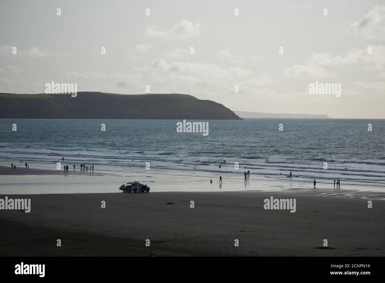 Baie de Woolacombe Banque D'Images