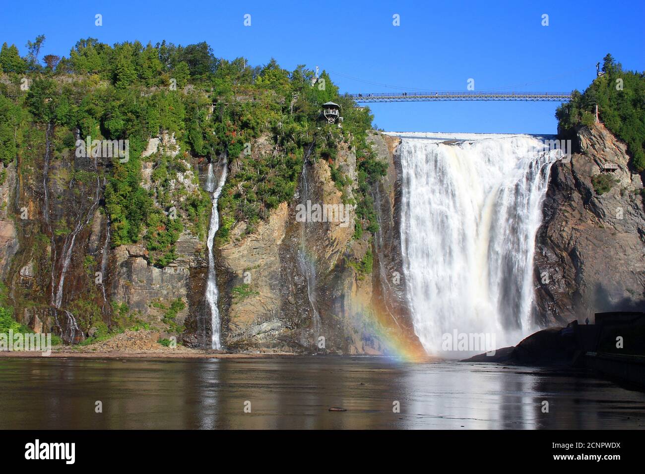 L'automne Montmorency, Québec, Canada Banque D'Images