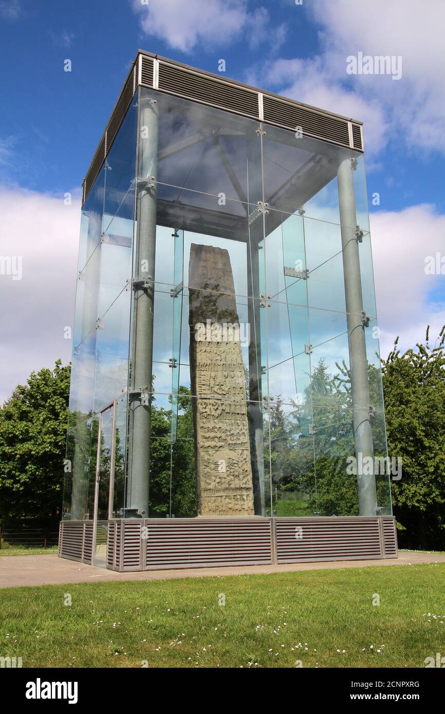 Sueno’s Stone in Forres Scotland, Grande-Bretagne Banque D'Images
