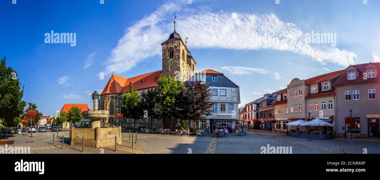 Église Saint-Nikolai à Oschersleben, Allemagne Banque D'Images