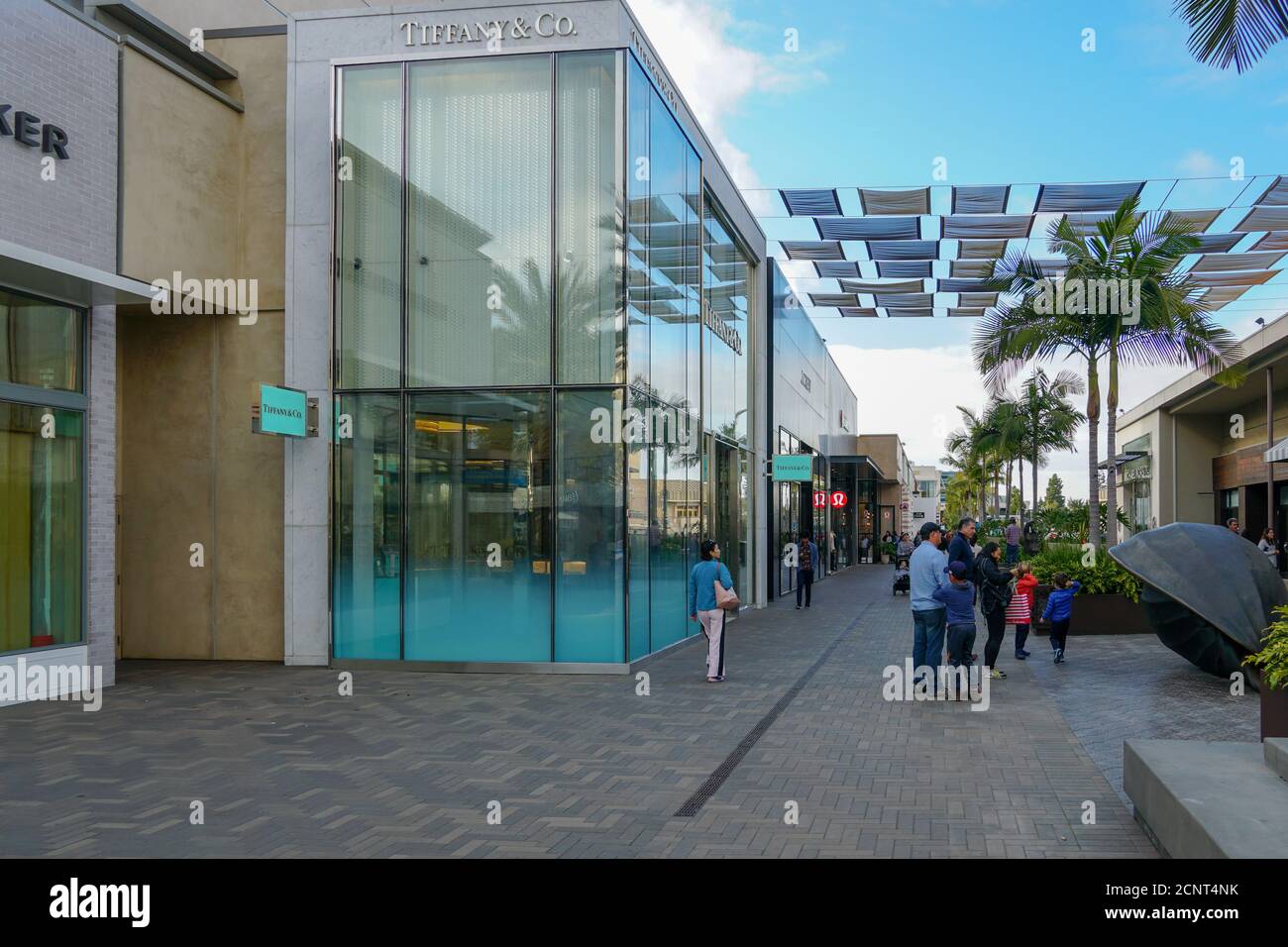 Centre commercial UTC Westfield au centre-ville de l'université. Centre commercial en plein air avec des chaînes de détaillants haut de gamme, un cinéma, des restaurants. .la Jolla, San Diego, Californie, États-Unis. 23 mars 2019 Banque D'Images