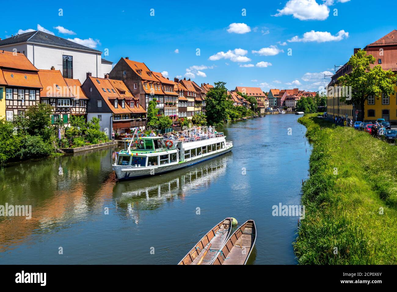 La petite Venise, Bamberg, Bavière, Allemagne Banque D'Images