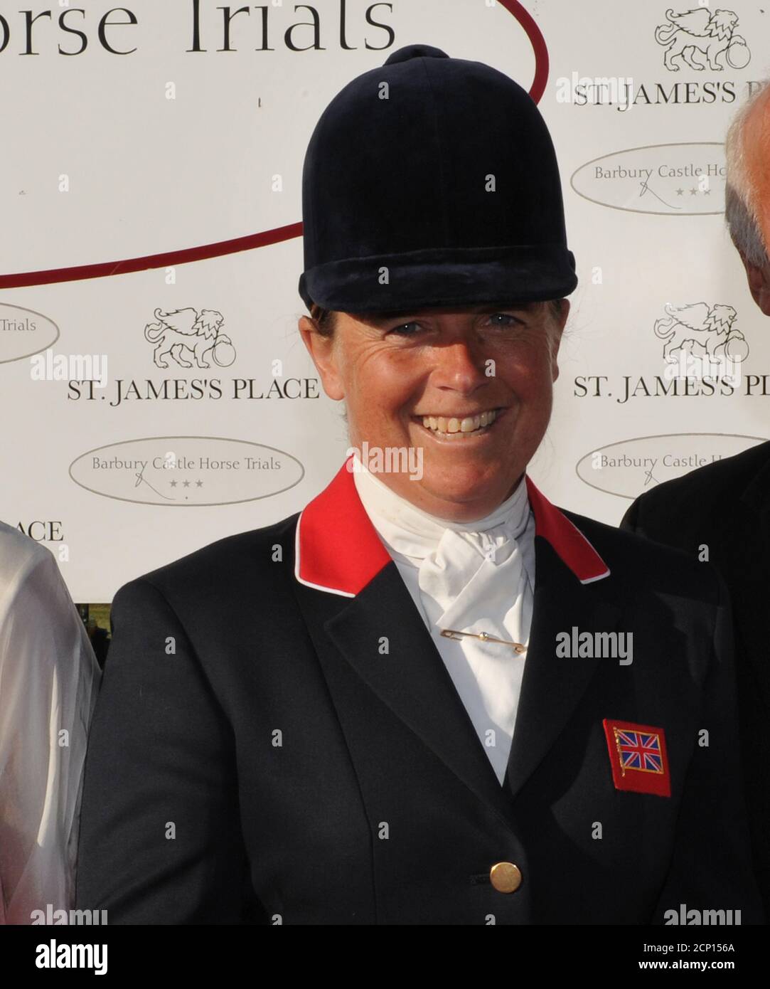'Pippa' Funnel MBE Equestrian Sportswoman en compétition à Evanting en 2003, elle est devenue la première personne à gagner le Rolex Grand Chelem d'Evanting. Mauvaise victoire Banque D'Images