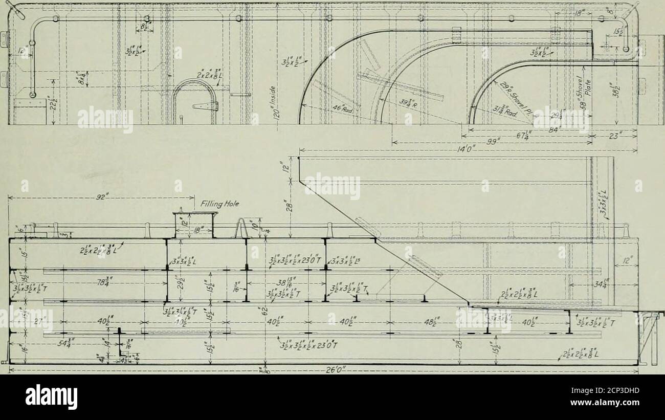 . Ingénieur mécanique ferroviaire . St. L. 0-8-0 Type de consolidation des mélangeurs converti avec des caractéristiques spécialisées pour adapter les moteurs pour le service de commutation PAR R. W. RETTERERAssistant Ingénieur mécanique, C. C. C. C. & St. L. LA demande croissante de locomotivapacité accrue due à la circulation lourde de marchandises et à l'augmentation des charges ferroviaires a nécessité des véhicules IcKompaing plus lourds et plus puissants pour gérer efficacement les trains lourds introduits dans les gares de Tlie. Une locomotive Switchmg pour répondre à ces demandes doit nécessairement être égale, au moins, dans l'effort de traction au plus lourd Banque D'Images