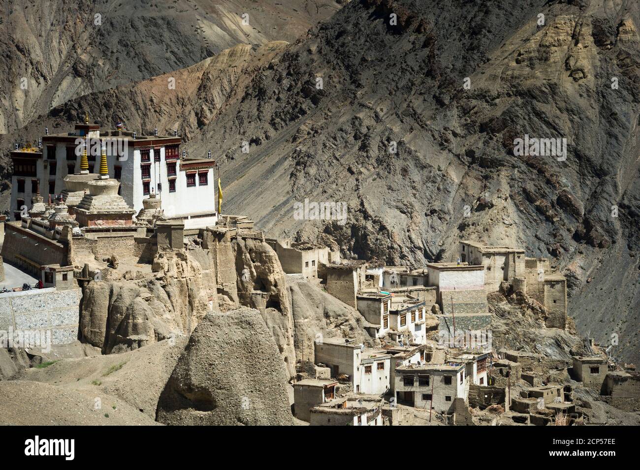Le monastère de Lamayuru Gompa Banque D'Images