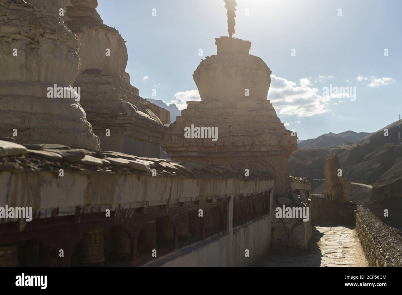 Le monastère de Lamayuru Gompa Banque D'Images
