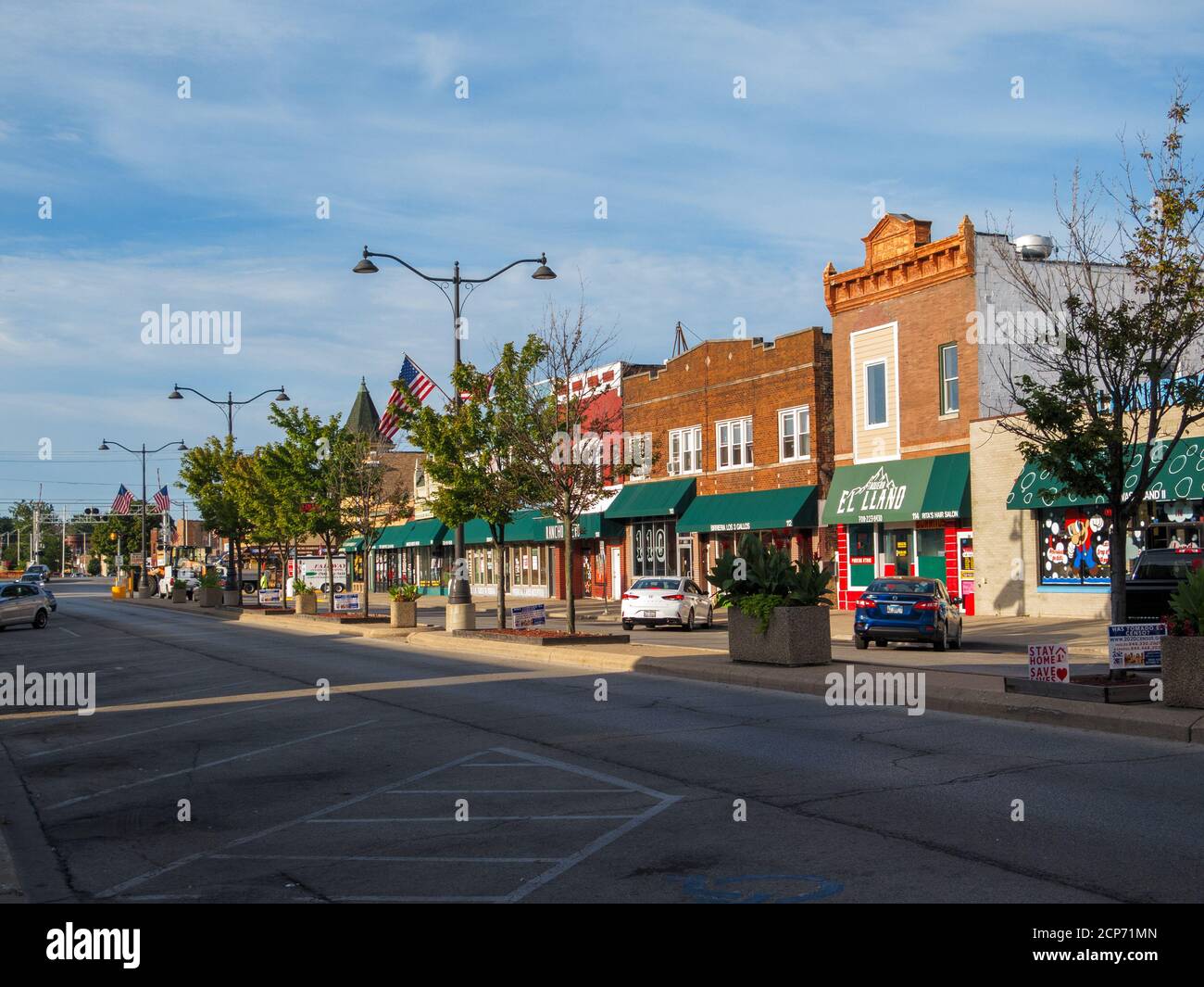 Centre-ville de Melrose Park, Illinois Photo Stock - Alamy