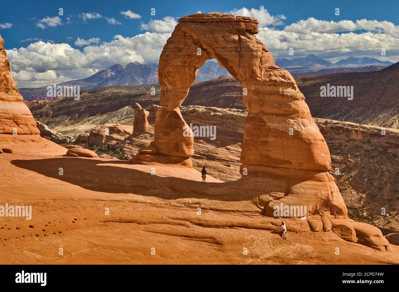 Delicate Arch à Arches National Park, Utah, USA Banque D'Images