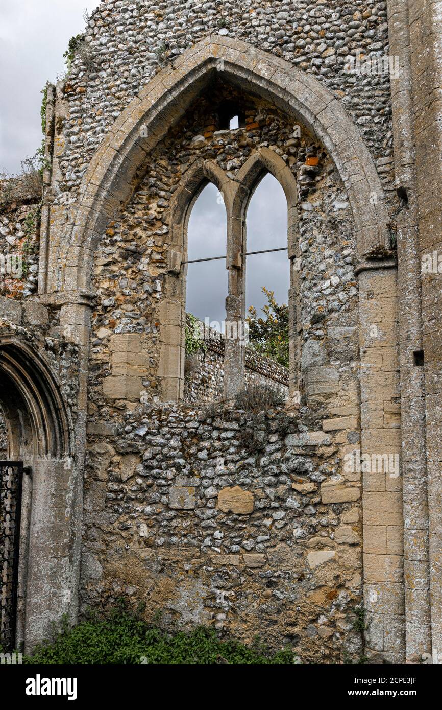 abbaye de creake norfolk Banque D'Images