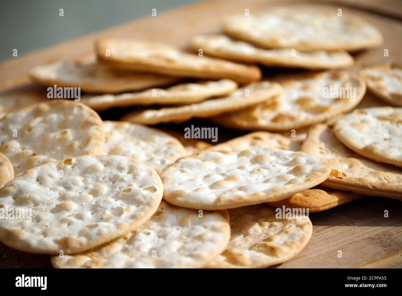 Craquelins de fromage Banque D'Images