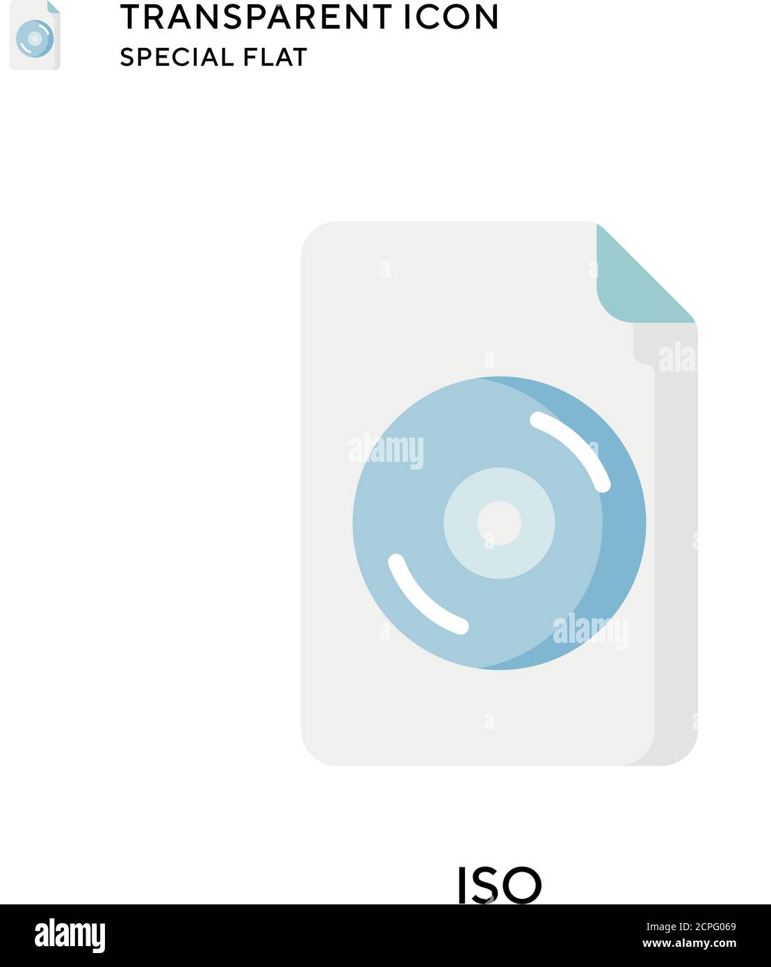 Icône de vecteur ISO. Illustration de style plat. Vecteur EPS 10. Illustration de Vecteur