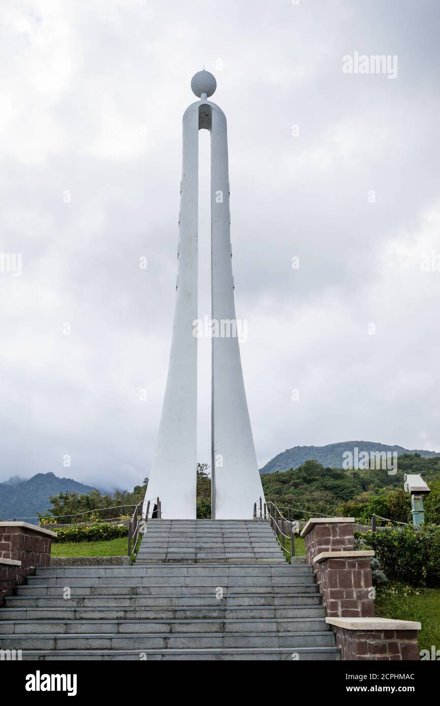 Tropic of cancer Landmark, Taïwan Banque D'Images