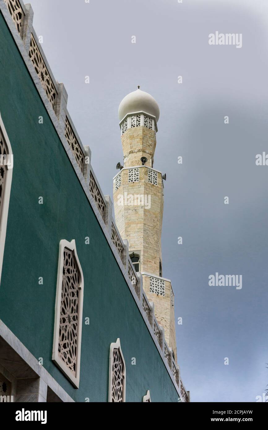 Mosquée, Grande Mosque de Saint-Denis, Saint-Denis, Ile de la Réunion, France, Afrique, Océan Indien Banque D'Images