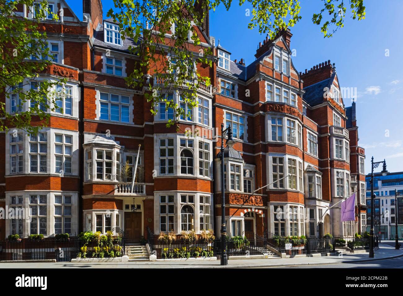 Angleterre, Londres, Westminster, Mayfair, Mount Street, Carlos place Residential Housing Banque D'Images
