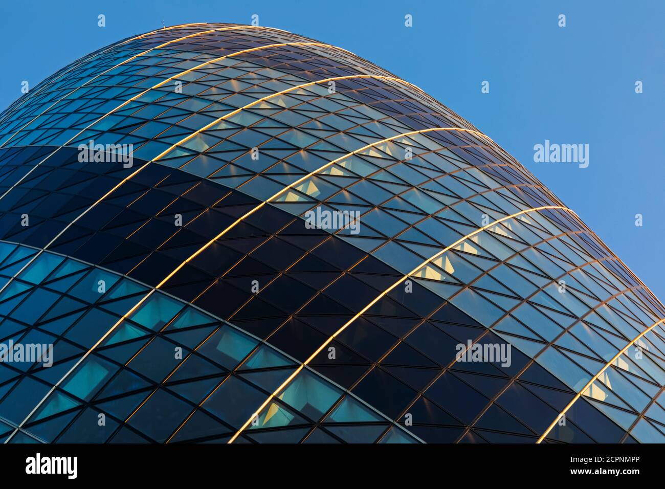 Angleterre, Londres, ville de Londres, 30 St Mary Ax alias le bâtiment Gherkin Banque D'Images
