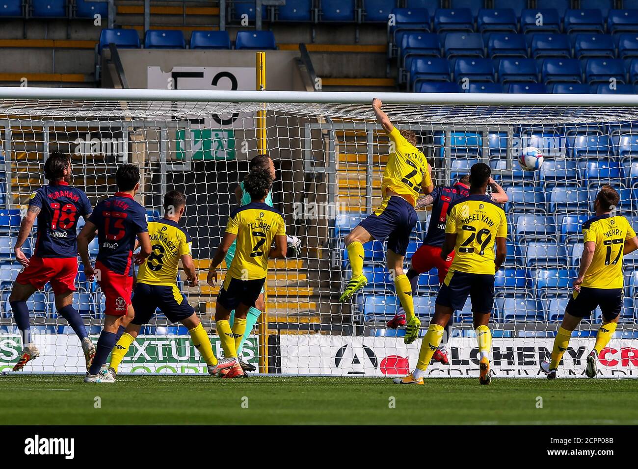 Oxford, Royaume-Uni. 19 septembre 2020. Les visiteurs qui ont été les premiers à attaquer pendant la Sky Bet League 1, à huis clos, se disputant entre Oxford United et Sunderland au Kassam Stadium, à Oxford, en Angleterre, le 19 septembre 2020. Photo de Nick Browning/Prime Media Images. Crédit : Prime Media Images/Alamy Live News Banque D'Images