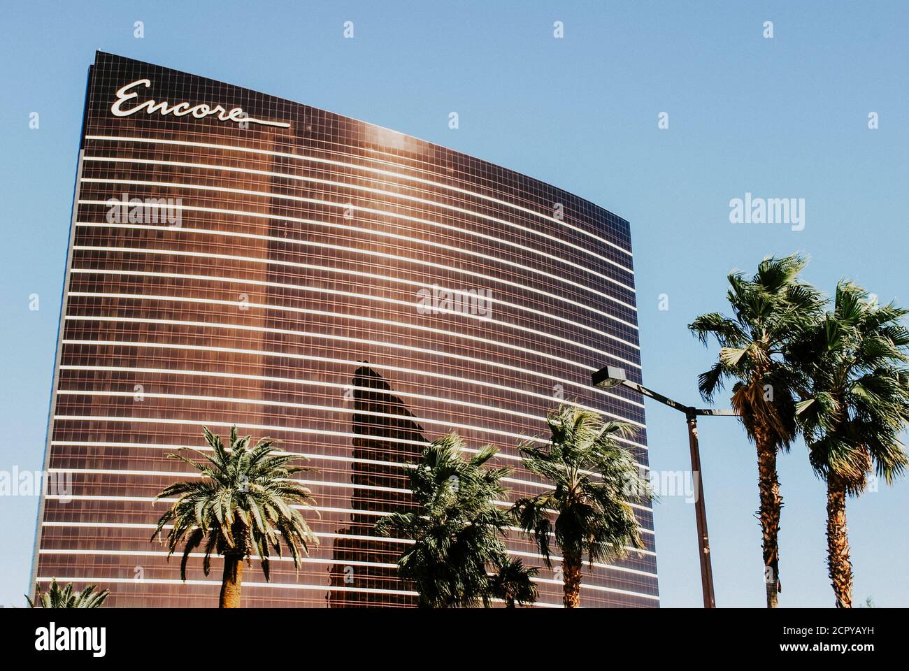Etats-Unis, Nevada, Las Vegas, façade de l'hôtel encore à Wynn Banque D'Images
