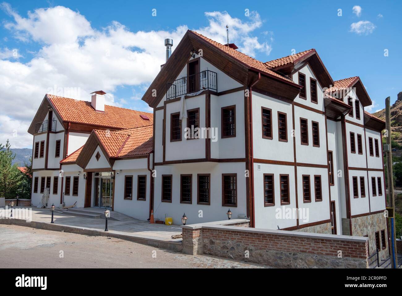 Il y a de nombreux bâtiments historiques appartenant à différentes cultures dans le Süleymaniye mahallesi, également connu sous le nom de l'ancien Gümüşhane. Banque D'Images