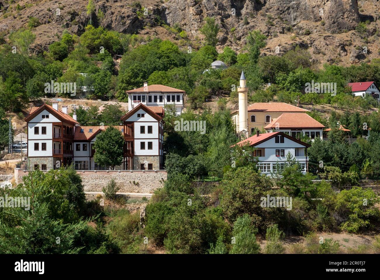 Il y a de nombreux bâtiments historiques appartenant à différentes cultures dans le Süleymaniye mahallesi, également connu sous le nom de l'ancien Gümüşhane. Banque D'Images