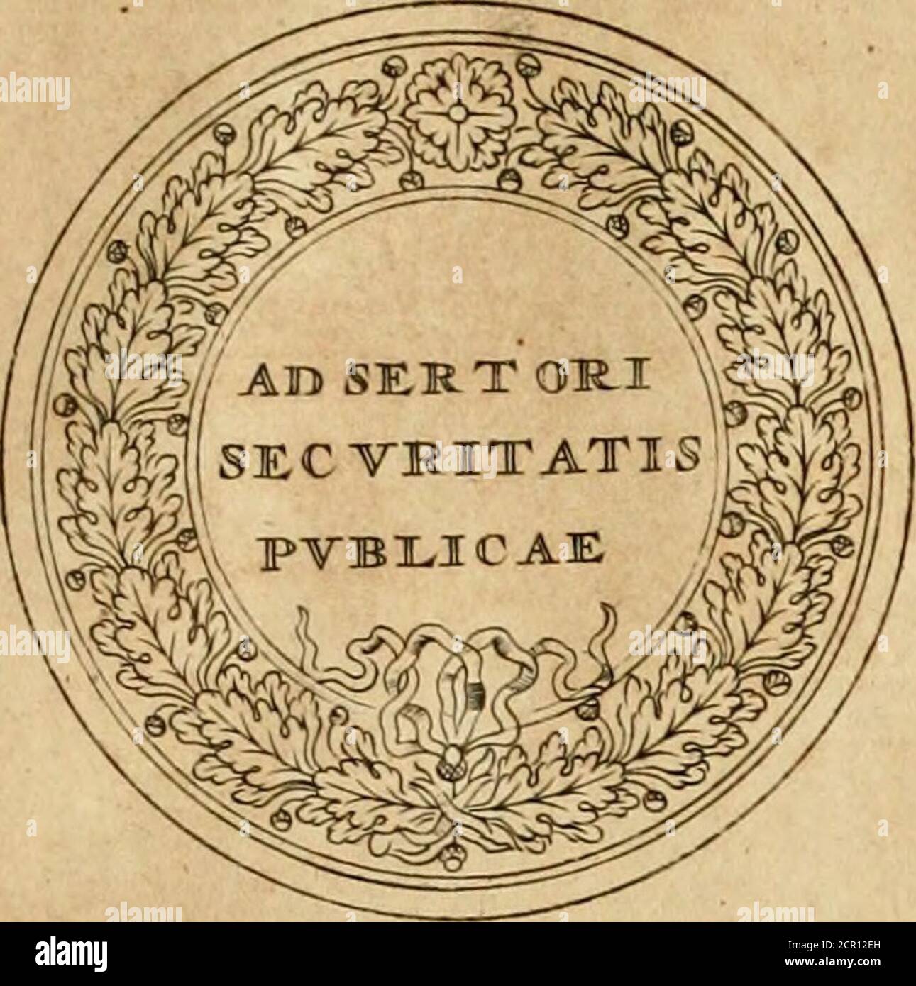 . Histoire du roy Louis le Grand, par les medailles, emblèmes, deuises, jettons, inscriptions, armoiries, et autres monumens publics . e uement dejes Forces & de/es Droits  , donna une féconde (ois la paix à lEurope j © ne sacquit pas mois de gloire par-là 3 quil s^en était acquis parJes Armes viiîorieufes. Qincpméme Médaille. URBIS ORNAMENTO et COMMODO PONS AD LUPARAMCONSTRUCTUS , ANNO M. D C. LXXXV.Médaille pour la première Pierre du Pont Royal y bajiy auprès du Louvre Pourement Vorïêêla lieu de la ville de Paris, Pan 163 j. Sixième ^Médaille, tu DOMINARIS POTESTATI marls.]vous d Banque D'Images