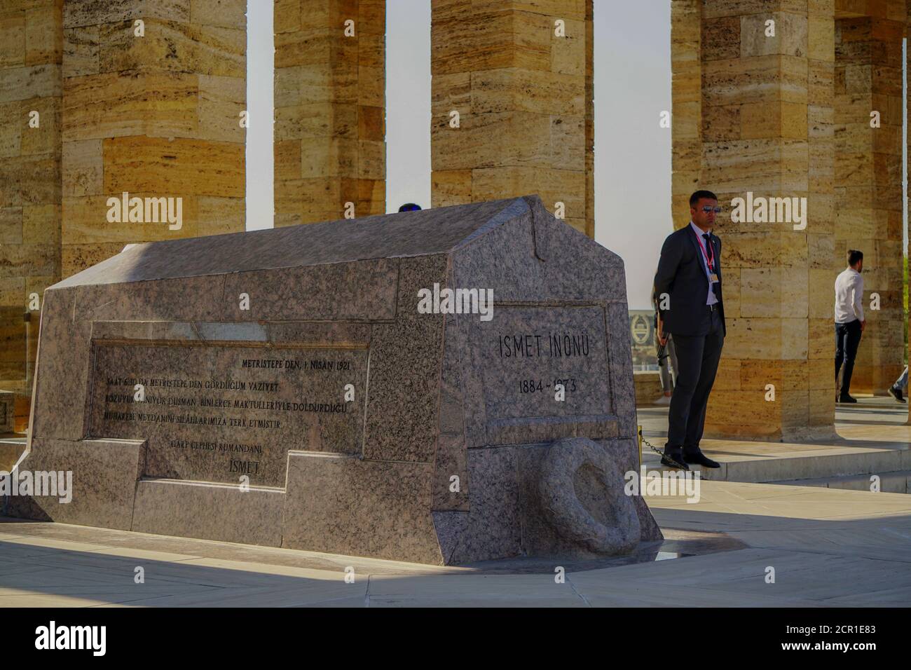 12 octobre 2019, Ankara Turquie, mausolée Ismet Inonu dans l'Anitkabir Banque D'Images