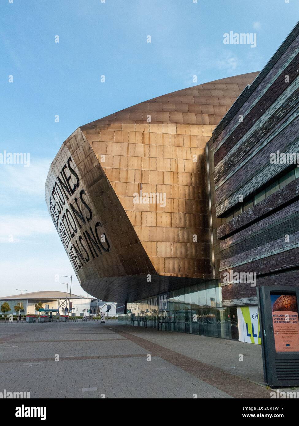 Le Millennium Centre de Cardiff Bay, Cardiff, pays de Galles, Royaume-Uni. Banque D'Images