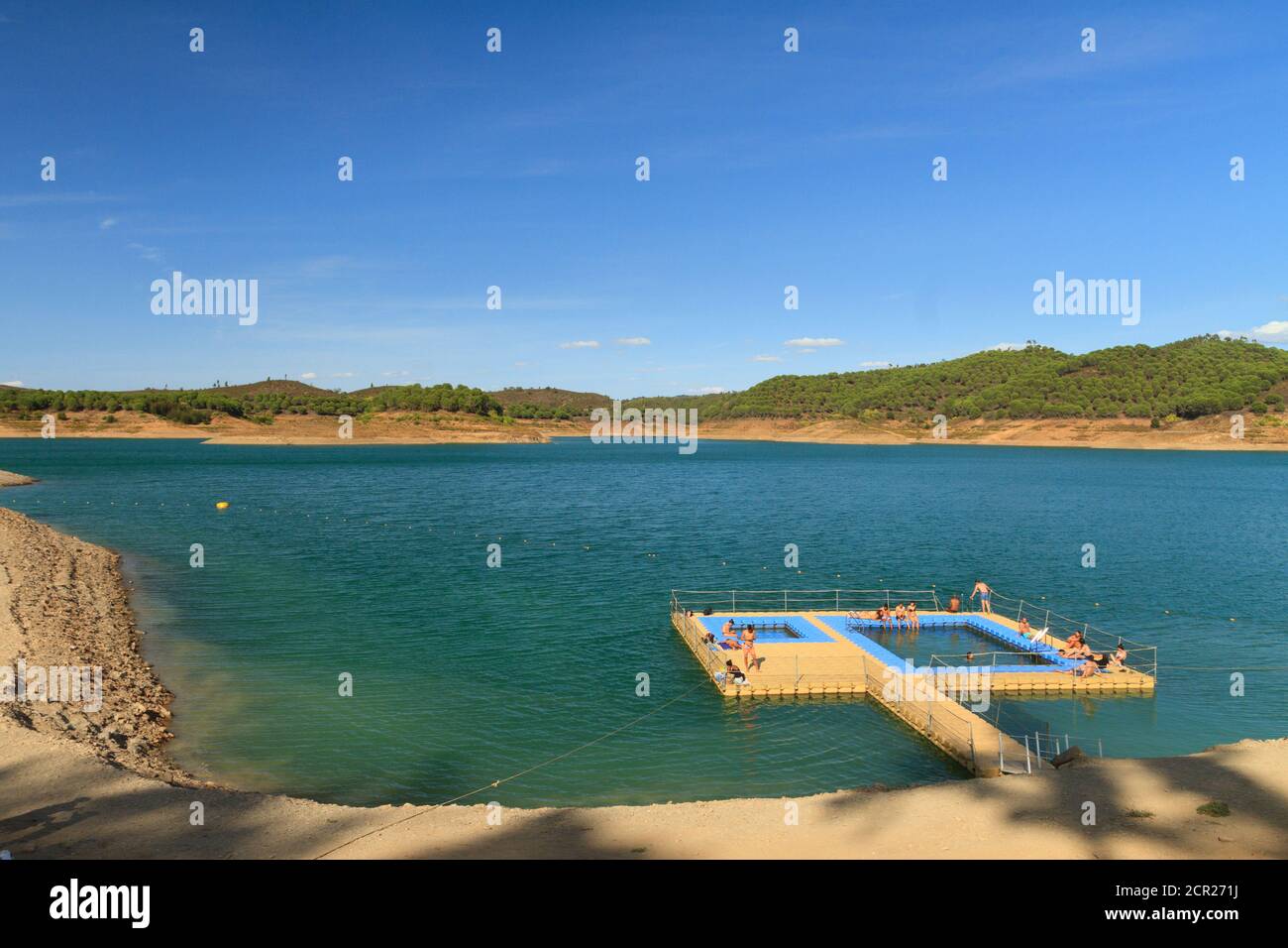 Barrage de Santa Clara (Barragem de Santa Clara), Portugal Photo Stock -  Alamy