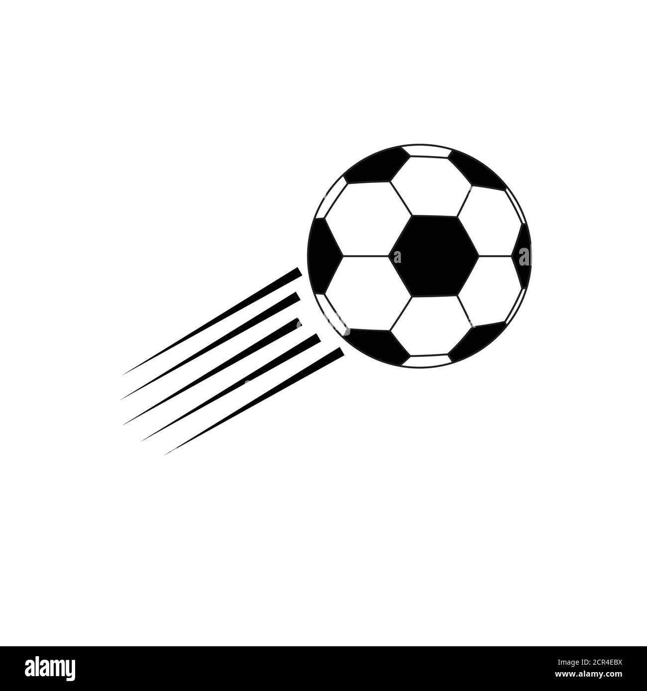icône football, symbole ballon. Icône football. Vector Image Vectorielle  Stock - Alamy