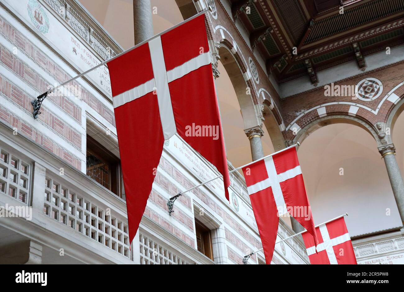 Détails intérieurs de l'hôtel de ville de Copenhague Photo Stock Alamy