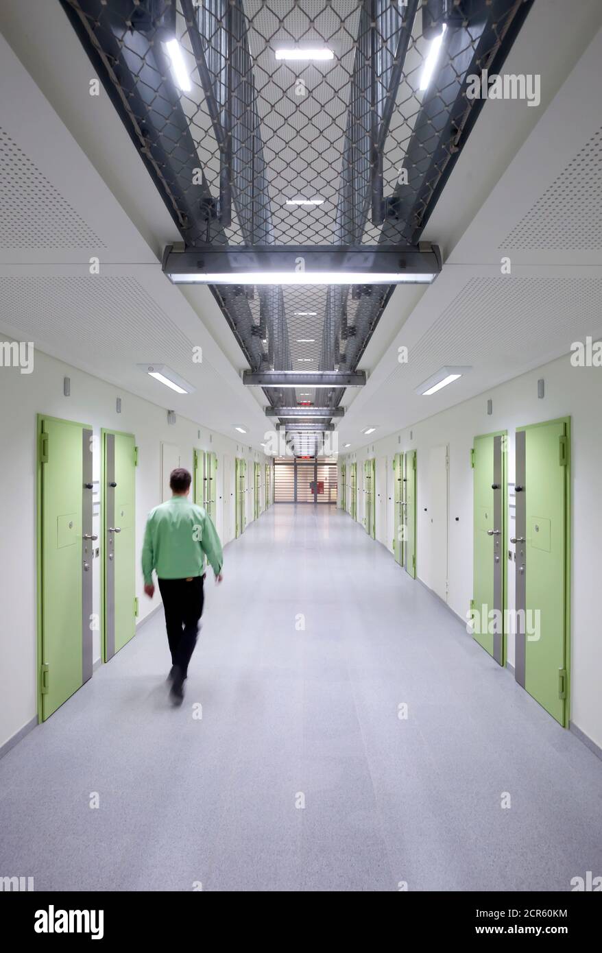 Prison, centre correctionnel, Düsseldorf, Rhénanie-du-Nord-Westphalie, Allemagne Banque D'Images