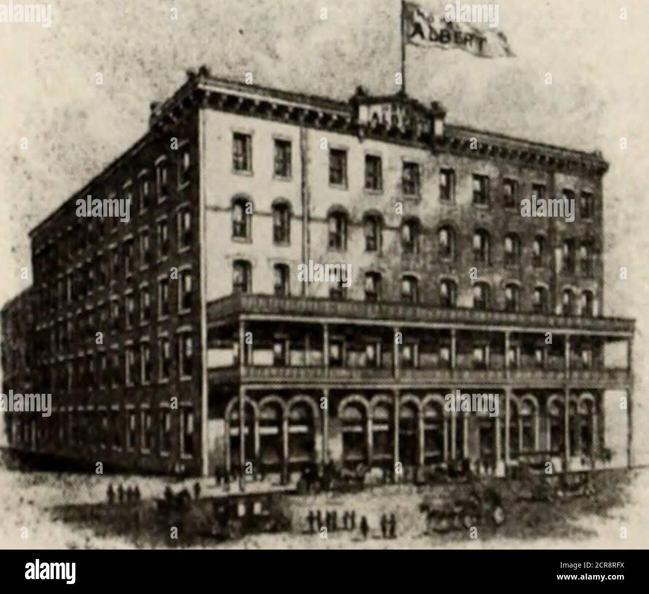 . Le livre rouge officiel de l'hôtel et le répertoire . HÔTEL JACKSON JACKSONVILLE, FLA. EUROPEAN PLANHot and Cold Water and longdistance phones in All Rooms ChildY le célèbre restaurant New York ouvre info lobby.situé dans le centre des affaires et du quartier commercial ONE HUNDREDROOMS :-: :-: ÉLÉGAMMENT MEUBLÉ:-: CINQUANTE AVEC SALLES DE BAINS avec baignoire, $1.50 à $3.00 chambres sans baignoire, 1.00 à 1.50 Otis ascenseur :-: :-: :-: Vapeur R0BT. W. SIMMS. Propriétaire JN0. G. HAYD0CK. Responsable. Banque D'Images