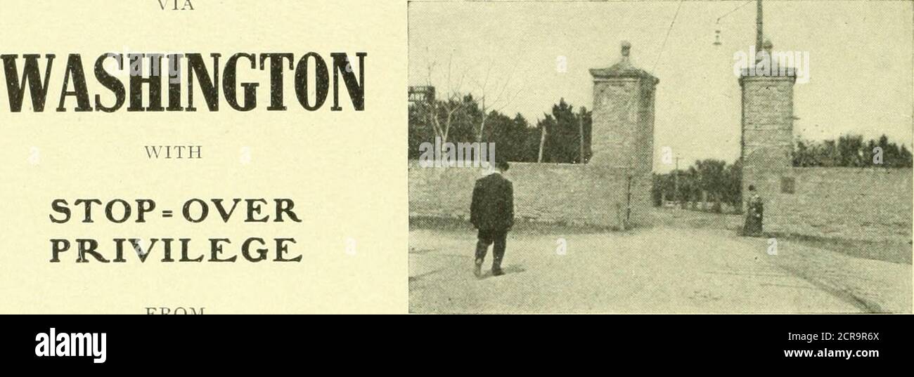 . Livre du bleu royal . FLORIDE ET LE SUD de l'hiver Tarifs touristiques DE TOUS les POINTSON LES circuits SPÉCIAUX de Baltimore & Ohio f janvier 31 Seaboard Air LineFrom Boston = = - février 14 Southern Railway L février 28 Atlantic Coast Line from New York 1 Bammo^?e^^ i février 1 Seaboard Air Line* *Pittsburfi 1^ février 15 Southern Rail^vay ** *Wheelir^ ^^^^^ 1 Atlantic Coast Line ** ^ParkersburS * les billets ont également été vendus une journée e&rlier. VIA WASHINGTON ET LA NOUVELLE UNION STATION Secure Illustrated pamphlet avec des informations complètes sur les tarifs, les itinéraires, les horaires, etc., de Ticket agents Baltmore 6 Ohio Railroad Banque D'Images