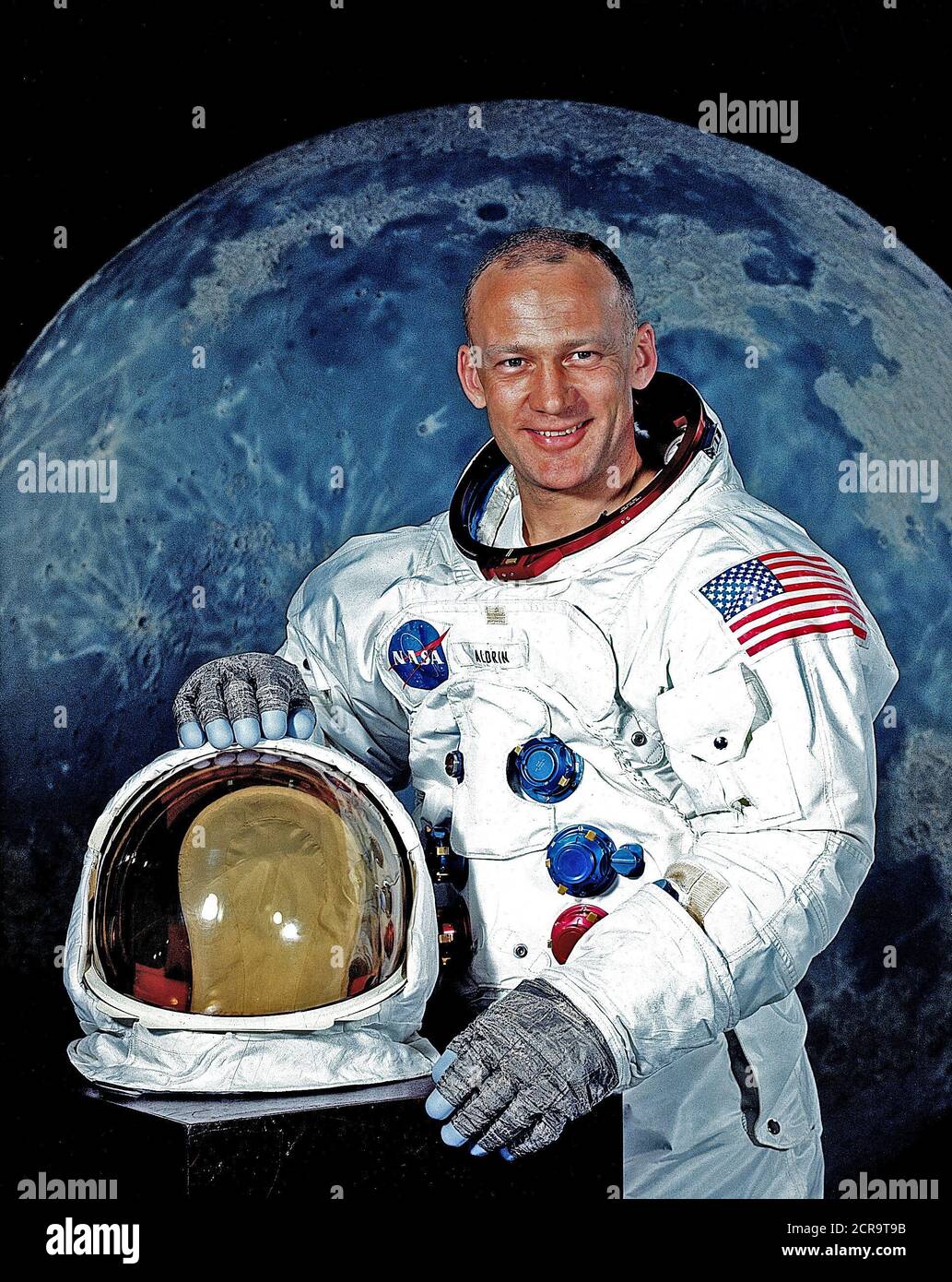 L'astronaute Edwin E. Aldrin Jr. Banque D'Images