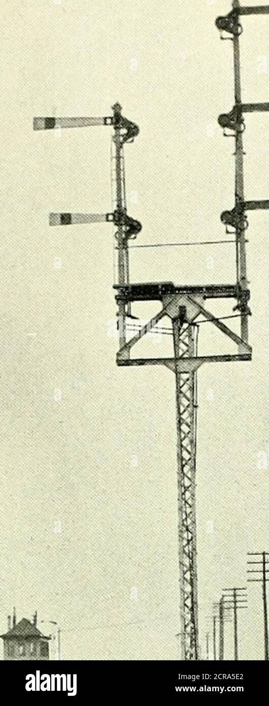 . Rapport annuel de la Commission du chemin de fer et de l'entrepôt de l'État de l'Illinois . état de classe d'irst et bien entretenu. La propriété des C, B. et Q. R. R. la compagnie peut également être considérée à juste titre comme étant l'escelleutlymaintained, bien réglementé et l'un des meilleurs dans notre État. Chicago, Milwaukee i St. Paul Ry Co.—Track. Chicago Lo Council Bhiffs Division.—cette division s'étend à l'ouest de Chi-cago à travers l'État, à une distance de 138 miles, à Savannah. Bien que les pluies sur cette division soient gérées par la division Milwaukee entre Chicagoand Pacific Junction, la division C. & C. B. proprement dite commence Banque D'Images