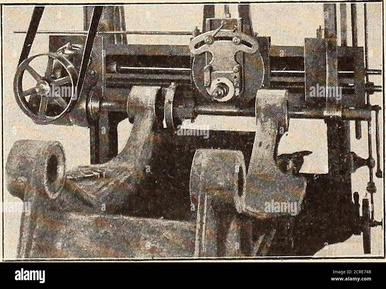 Maître mécanicien de chemin de fer [microforme] . Figure 2.—fraiseuse  simple avec broche non réglable. Appelée machines à rainurage. Ils ont été  utilisés dans les armes à feu de Whitney avant