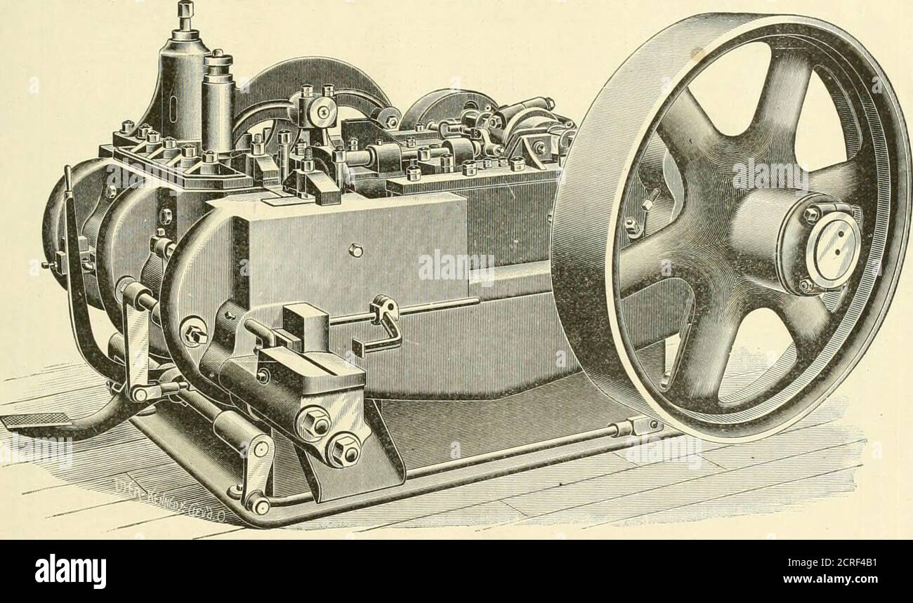 . Ingénieur américain et journal de chemin de fer . bye. D. Leavitt pour les mines Calumet et Ilecla, à utiliser des pompes électriques à découpage pour le drainage minier. La compagnie hasjust a terminé l'expédition de six 1,000-11. P. moteurs de la Westinghouse Electric Company, à utiliser pour remplir son contrat pour l'éclairage de la paire de mondes. Ces moteurs sont directement associés à 1,000 générateurs de lumière. Ils sont de 18 pieds de haut et font 200 tours par minute. La General Engineering Company of Wheeling, W. Va, a récemment vendu plusieurs des grandes machines à poinçonner et à haver que nous illustrons sur un autre pa Banque D'Images