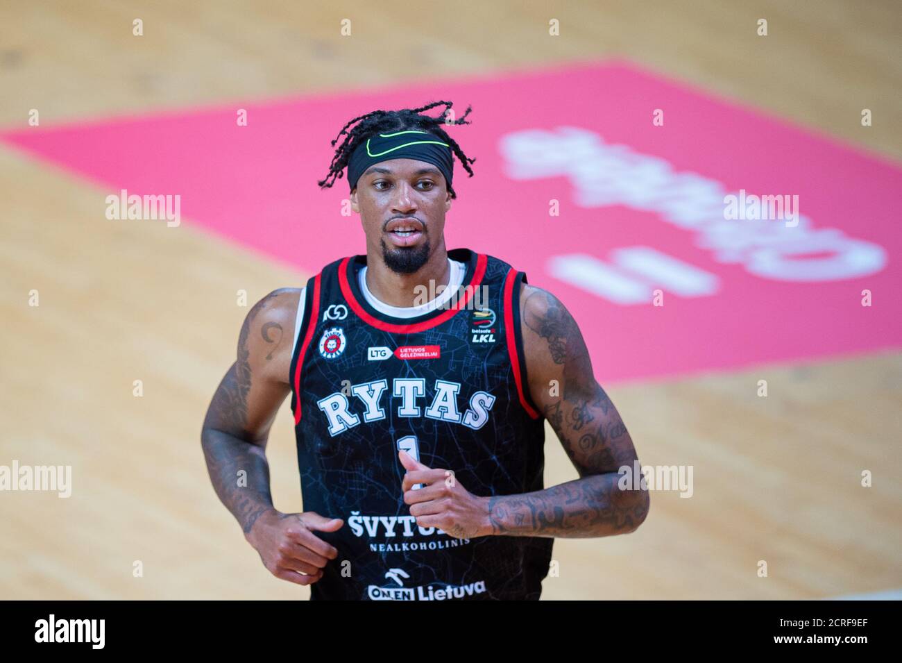 2020 09 19. Vilnius. Chris McCullough, joueur de Rytas de la C.-B., n° 1/PF/206 cm/91 kg, Banque D'Images