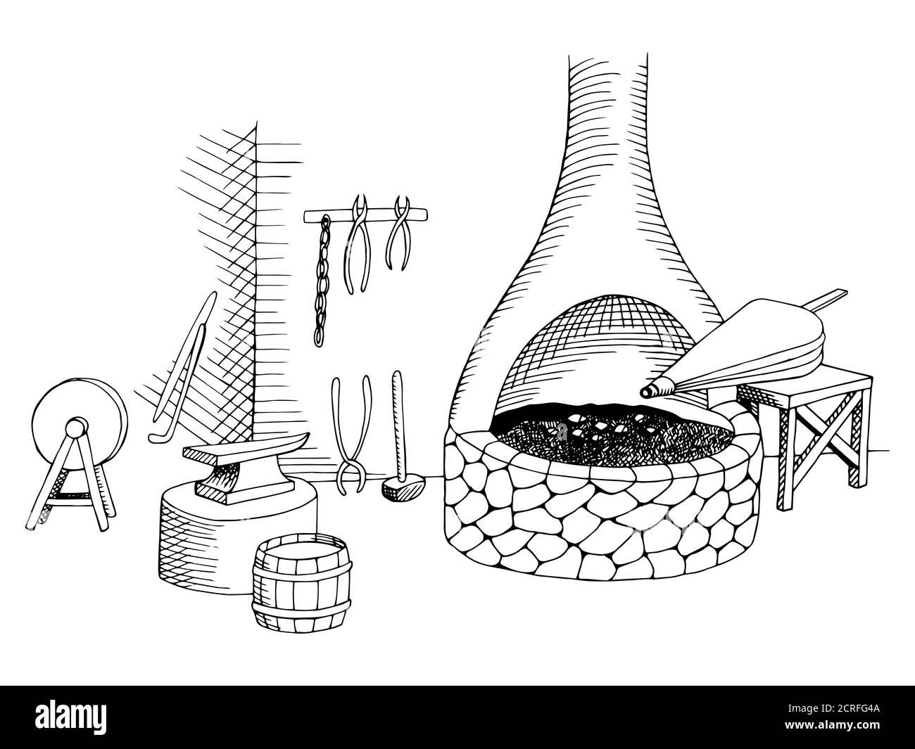 Smity Graphic art noir blanc illustration vector Illustration de Vecteur