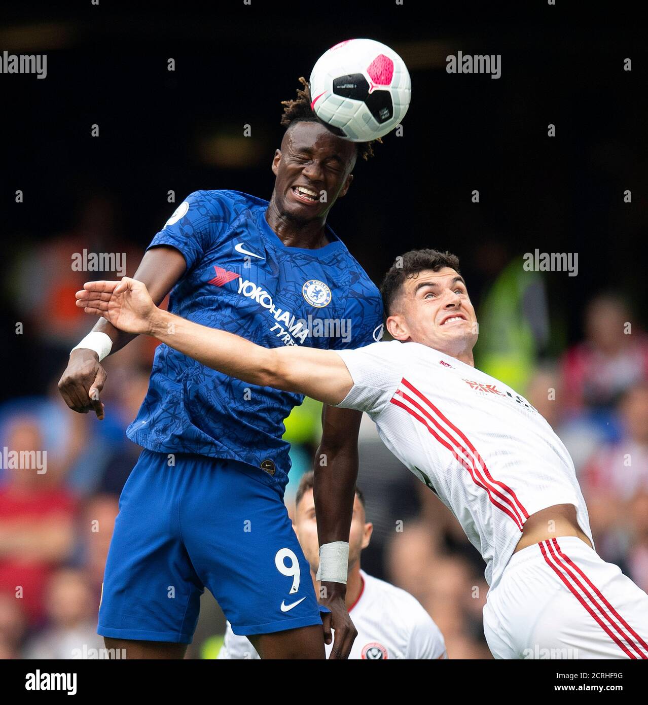Tammy Abraham. Chelsea contre Sheffield United. CRÉDIT PHOTO : IMAGE DE MARQUE DOULEUR / ALAMY STOCK Banque D'Images