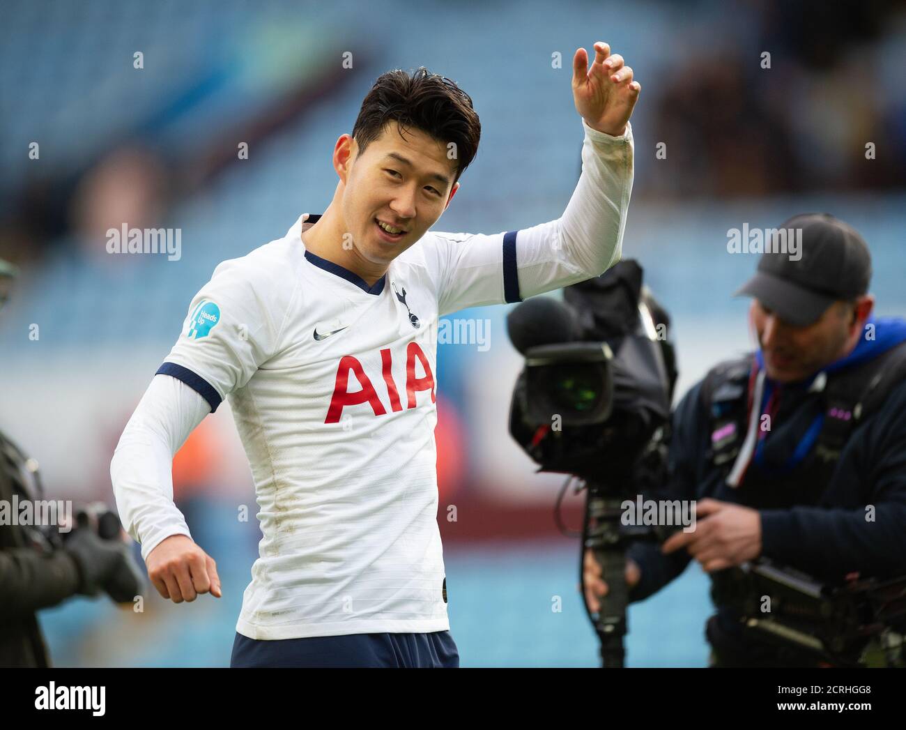 Tottenham Hotspurs son Heung-min célèbre le gain de dernière minute. CRÉDIT PHOTO : © MARK PAIN / PHOTO DE STOCK D'ALAMY Banque D'Images