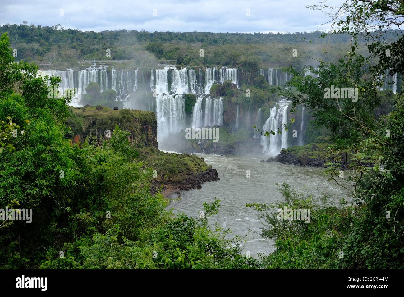Brésil Foz do Iguacu - chutes d'Iguazu - Las Cataratas Del Iguazu cascades étonnantes Banque D'Images