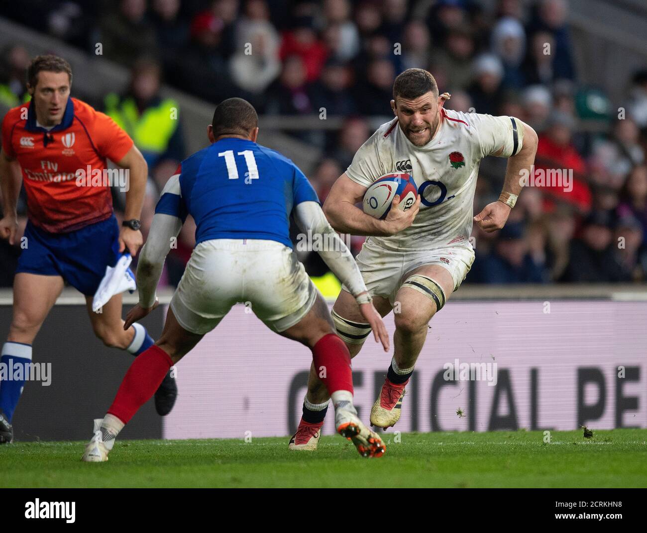 Mark Wilson d'Angleterre. Angleterre contre France. Six Nations. CRÉDIT PHOTO : © MARK PAIN / PHOTO DE STOCK D'ALAMY Banque D'Images