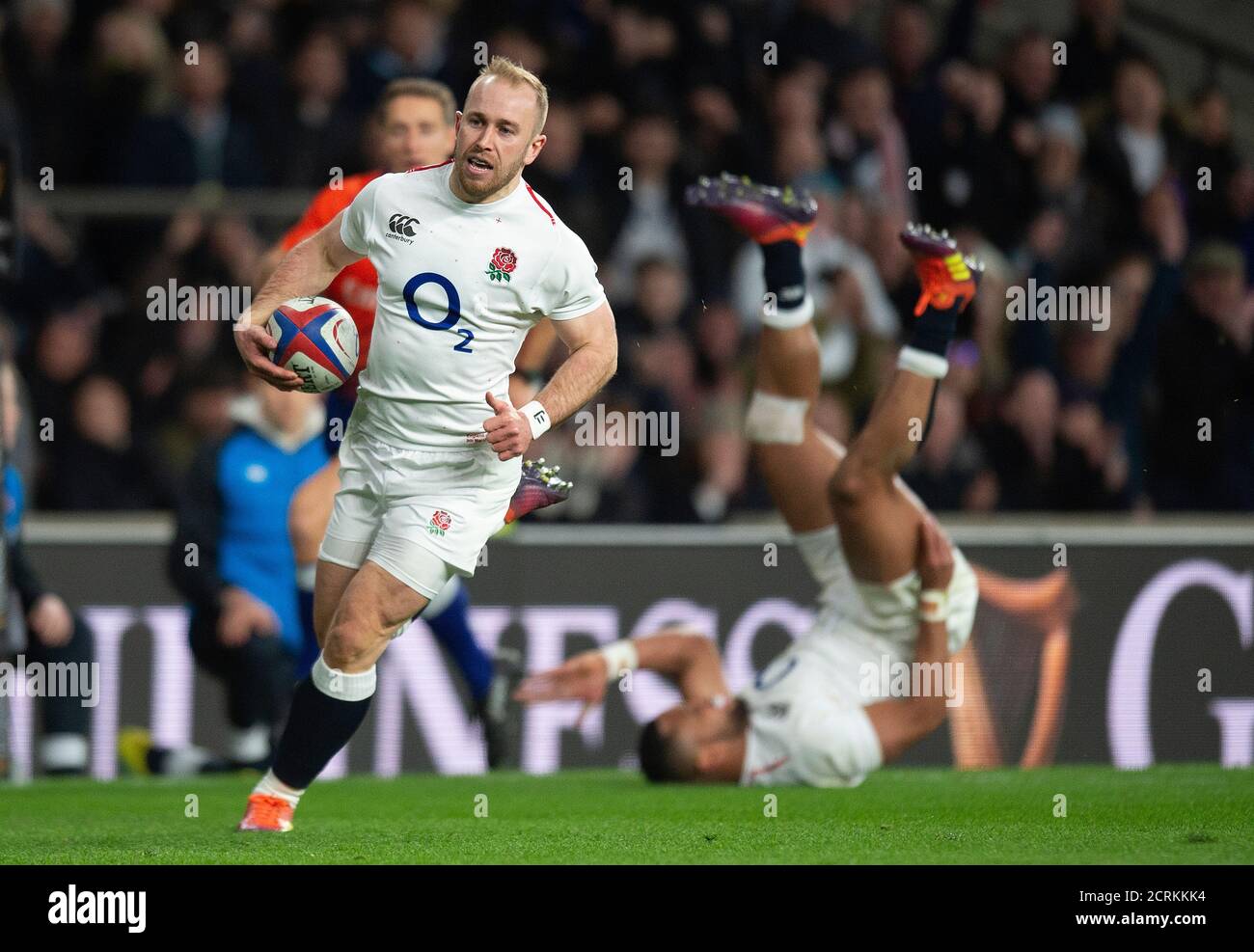 DaN Robson en Angleterre. Angleterre contre France. Six Nations. CRÉDIT PHOTO : © MARK PAIN / PHOTO DE STOCK D'ALAMY Banque D'Images