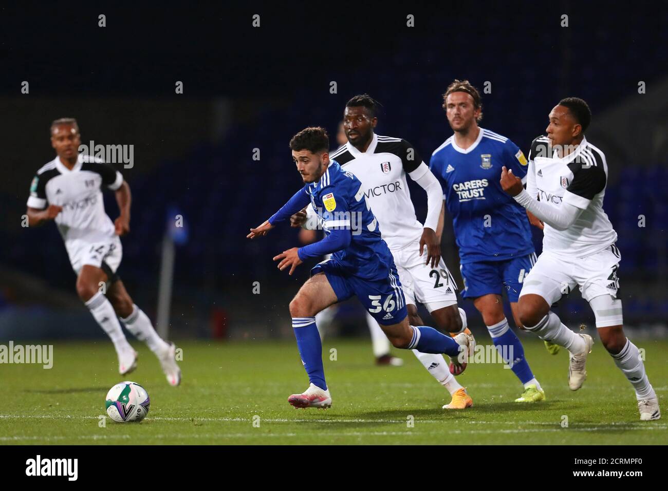 Armando Dobra d'Ipswich Town - Ipswich Town v Fulham, Carabao Cup second Round, Portman Road, Ipswich, Royaume-Uni - 16 septembre 2020 usage éditorial seulement - restrictions DataCo. Applicables Banque D'Images