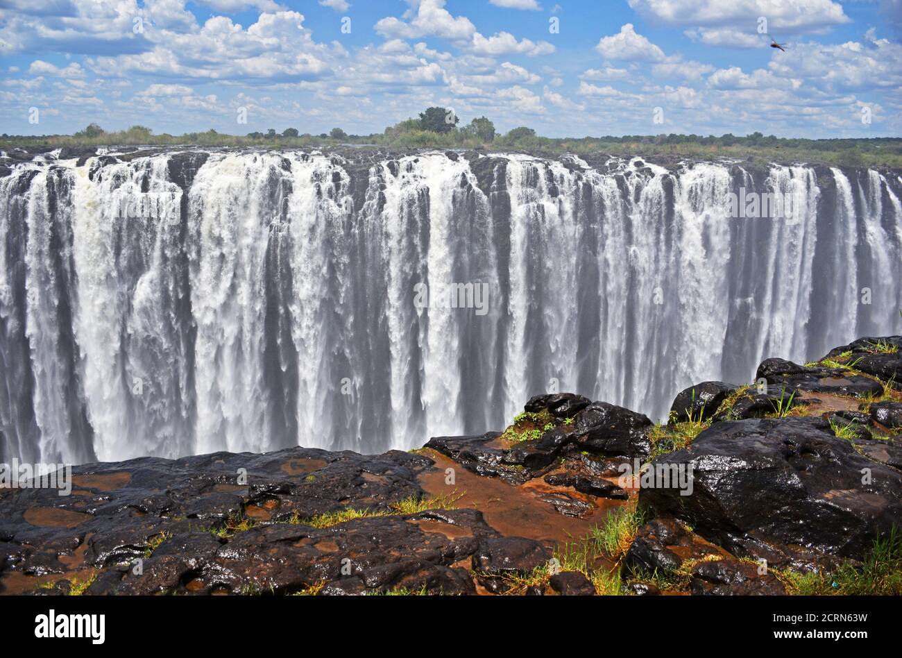 Victoria Falls au Zimbabwe Banque D'Images