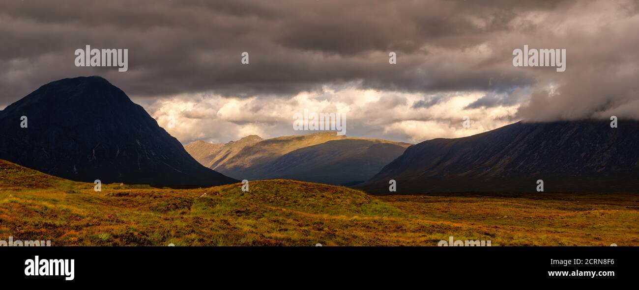 Glencoe, région des Highlands, Écosse. Banque D'Images