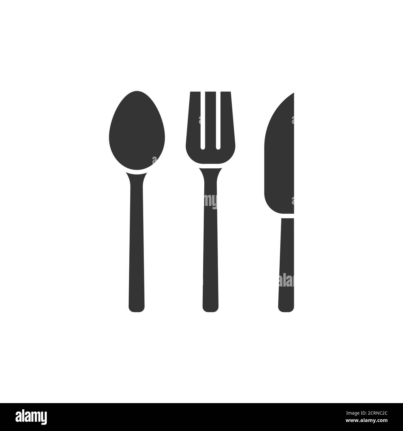 Couverts en bambou réutilisables, icône en noir glyphe. Recycler les éléments : fourchette, couteau, cuillère. Un style de vie sans gaspillage. Écologique. Matières naturelles organiques pour la cuisine Illustration de Vecteur