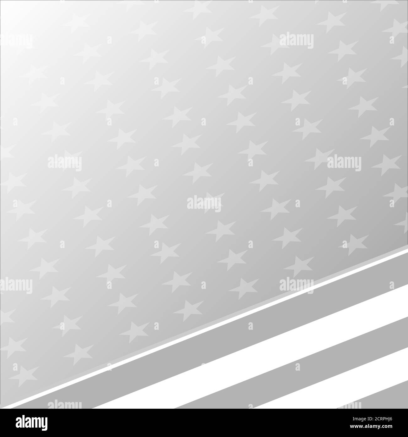 Bannière drapeau américain sur fond gris pâle Illustration de Vecteur