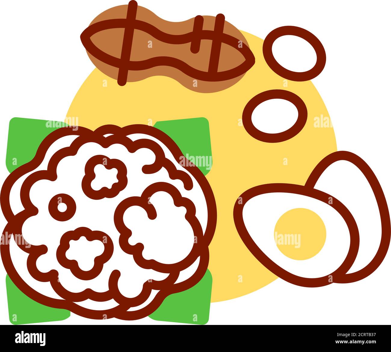 Icône de ligne de couleur de protéine modérée. L'apport améliore la composition corporelle totale et régionale et la sensibilité à l'insuline chez les adultes en surpoids. Pictogramme pour le Web Illustration de Vecteur